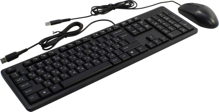 A4Tech <KR-3330 Black> (Кл-ра М/Мед, USB,  FM+Мышь,3кн,  Roll,  USB, FM)