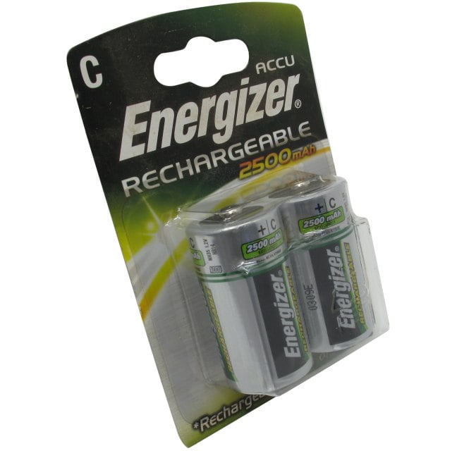 Аккумулятор Energizer HR14-2 (1.2V, 2500mAh) NiMH, Size "C"  <уп. 2 шт>
