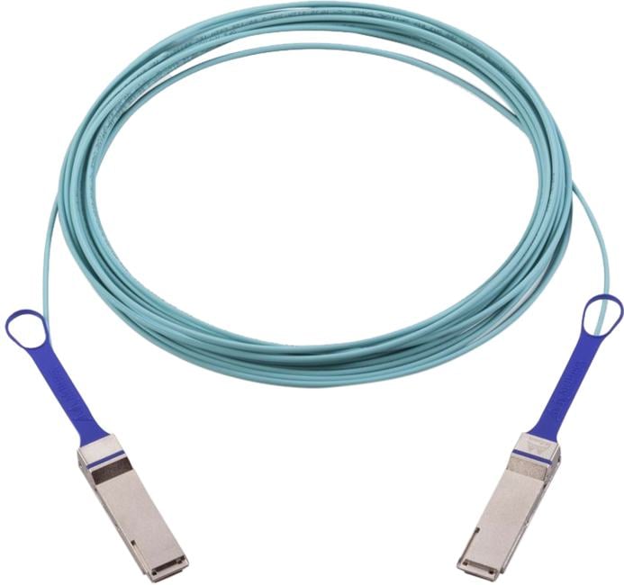 Кабель Mellanox MFA1A00-C010, активный оптический, 100GbE QSFP, 10 м