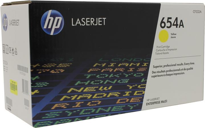 HP CF332A Картридж, Yellow{M651dn, Color LaserJet M651n, Color LaserJet M651xh, Yellow, (15000стр.)}