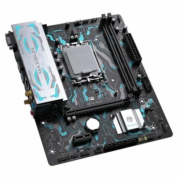 Материнская плата MAXSUN MS-B760M GAMING WIFI GANK V2, LGA1700, B760, DDR5, Wi-Fi