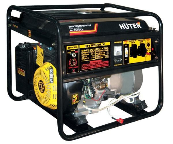 Генератор Huter DY6500LX электростартер 5000Вт