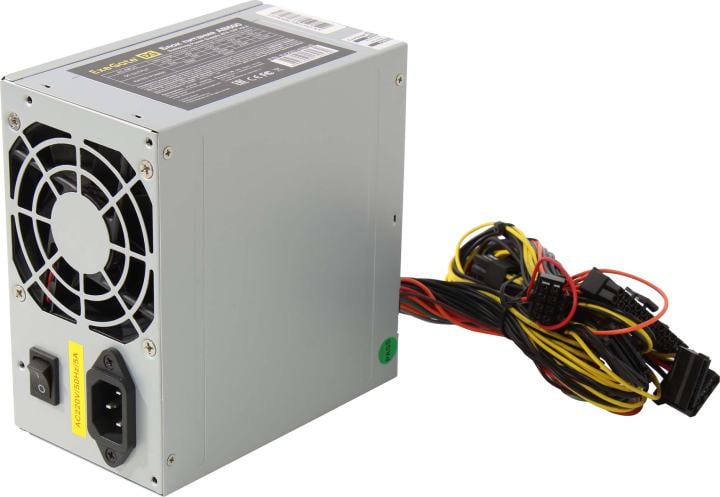 Блок питания ExeGate AB600-SC+кабель 220V<EX292142RUS-S> 600W  ATX  (24+2x4+6/8пин)