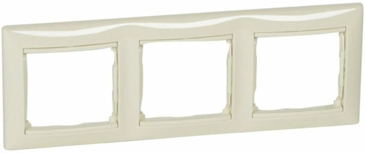Рамка Legrand 695633 Valena CLASSIC - 3 поста, горизонтальная, слоновая кость