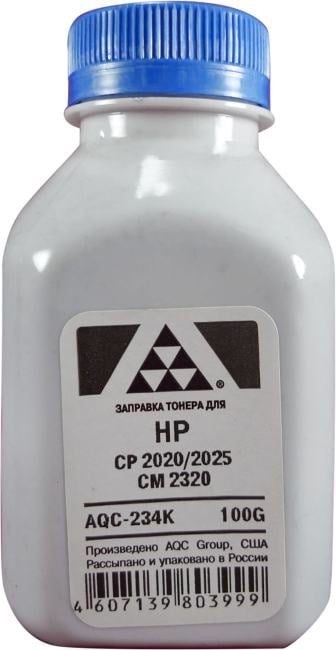 Тонер HP CP2020/2025/CM2320 черный, (фл.100г.) AQC фас. Россия