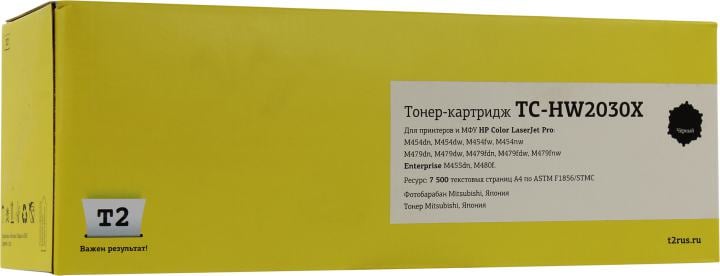T2  W2030X Тонер-картридж TC-HW2030X  для HP CLJ Pro M454/455/479/480 (7600 стр.) Черный, с чипом