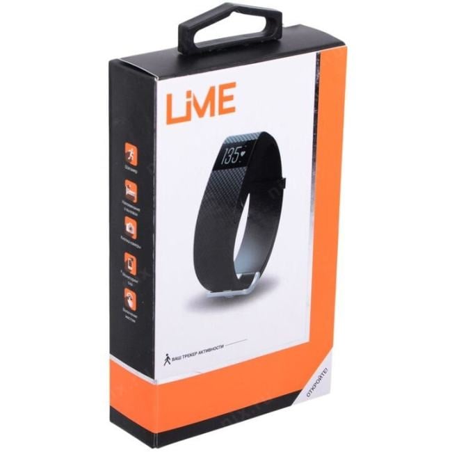 Фитнес-браслет Lime 550113, Lime 102, черный