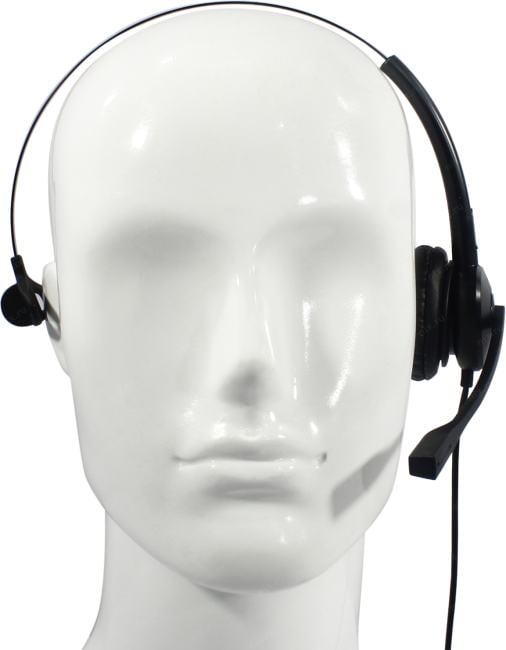 Гарнитура для IP телефонов Fanvil HT301 Моно гарнитура RJ9, кож.зам., HD Audio, складной микрофон, 1,8м., 73г.
