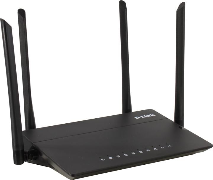 Роутер D-Link Беспроводной маршрутизатор N300, 2,4 ГГц, 1x100Base-TX WAN, 4x100Base-TX LAN, 1хUSB, 3G/LTE, 2 внешние несъемные антенны 5 дБи