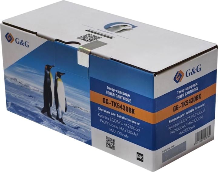 Картридж лазерный G&G GG-TK5430BK TK-5430K черный (1250стр.) для  Kyocera Ecosys PA2100cx/PA2100cwx/MA2100cfx/MA2100cwfx