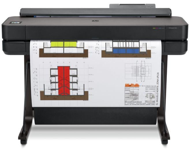 HP DesignJet T650 36" <5HB10A/5HB10D> (струйный принтер, 1Gb, 2400x1200dpi, USB2.0, WiFi, сетевой)