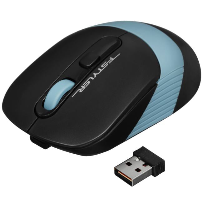 FB10CS USB ASH BLUE Мышь A4Tech Fstyler FB10CS черный/синий оптическая (2000dpi) silent беспроводная BT/Radio  USB  (4but