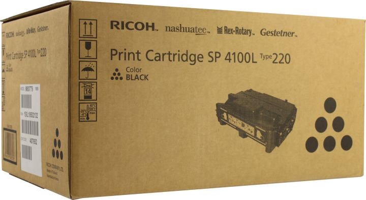 Картридж Ricoh <407652/407013> SP 4100L Black  для Aficio SP4100NL