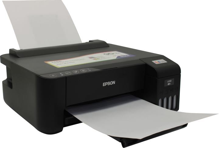 Принтер струйный Epson EcoTank L1250 (A4, до 10 стр/мин, 5760x1440dpi, СНПЧ, USB/Wi-Fi)
