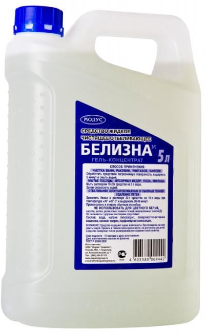 Отбеливатель Modus Белизна-М  гель  5л  канистра (274442)