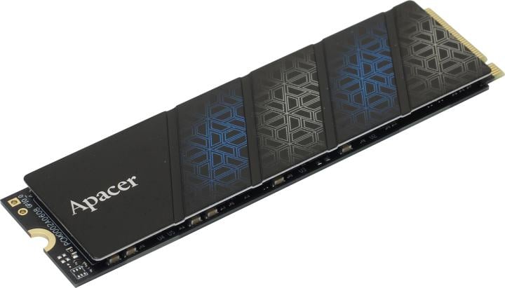 Твердотельный накопитель SSD Apacer AS2280P4U PRO 256GB M.2 2280 AP256GAS2280P4UPRO-1 Client PCIe Gen3x4 with NVMe, 3500/1200, IOPS 210/315K, MTBF 1.8M, 3D NAND, 170TBW, 0,36DWPD, Heat Sink, RTL (919342)