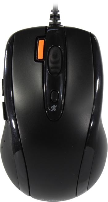 A4Tech V-Track Mouse <N-70FX(-1) Black> (RTL) USB  7btn+Roll,  уменьшенная