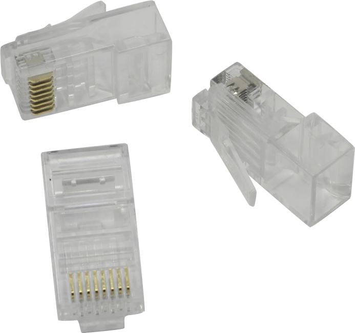 VCOM <NM006-20> RJ-45  Коннектор (уп-ка 20шт)