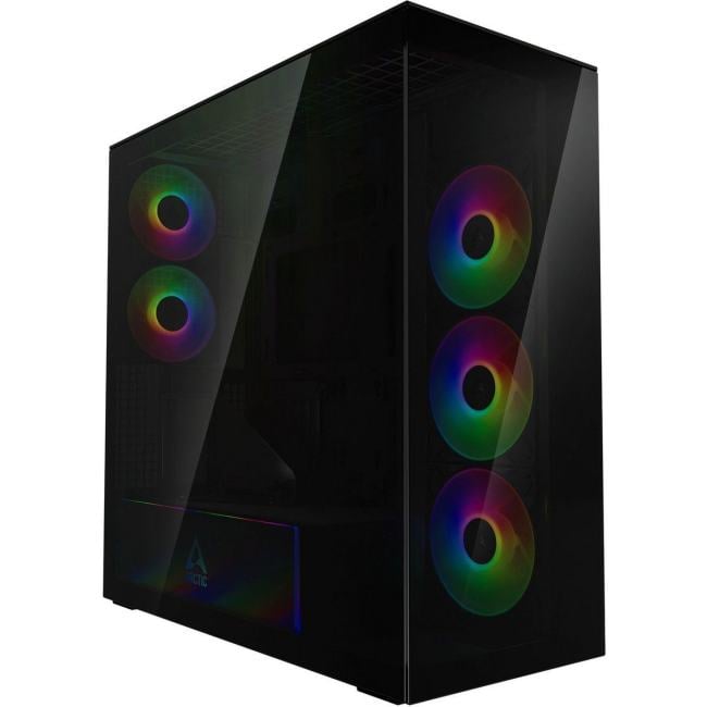 Корпус для ПК Arctic - Xtender VG, 6х2.5", 2х3.5", 2xUSB3.1, Midi Tower, без БП, цвет чёрный, ACPCC00016A
