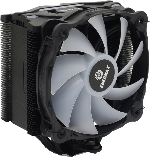 Кулер для процессора Enermax F40 ARGb Edition черный, 140 мм, алюминий/медь, 1200 об/мин, 23 дБ, 4 pin, 200 Вт, 158 мм