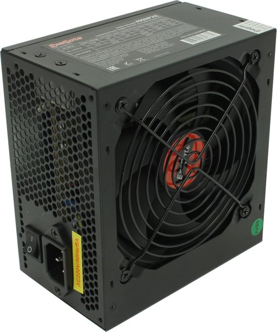 Exegate EX221636RUS Блок питания 400W ATX-400NPXE(+PFC), black, 12cm fan, 24+4pin, 6pin PCI-E, 3*SATA
