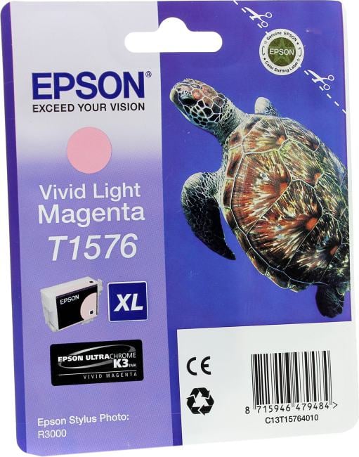 Картридж струйный Epson C13T15764010 светло-пурпурный для Epson St Ph R3000 (850стр.)