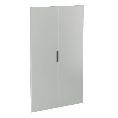 Дверь двустворчатая сплошная DKC R5CPE1481, 1400х800 мм, RAL7035
