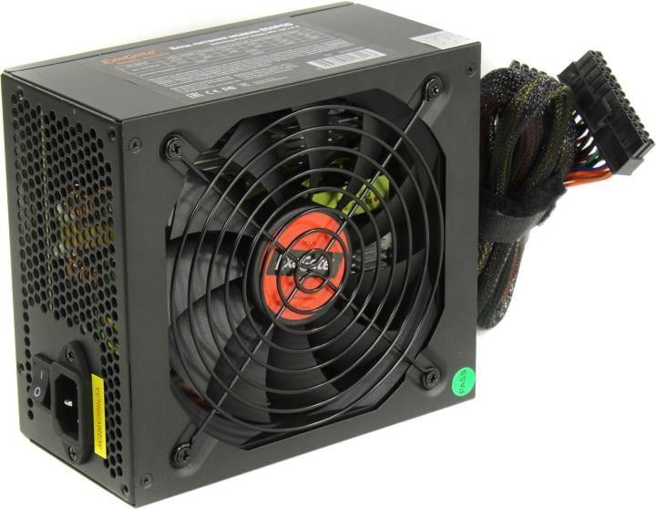 Exegate EX285975RUS Блок питания 850W ExeGate Gaming Standard 850PGS RTL, ATX, black, APFC, 14cm, 24p+2*(4+4)p, PCI-E, 5SATA, 4IDE