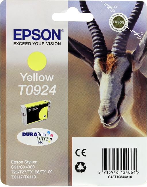 Картридж T0924 <T09244A>/<T10844A> Yellow для EPS  ST  C91/CX4300