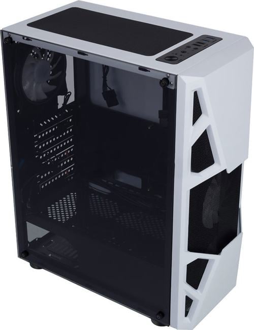Корпус Formula CL-3303W RGB белый без БП ATX 2x120mm 2xUSB2.0 1xUSB3.0 audio bott PSU