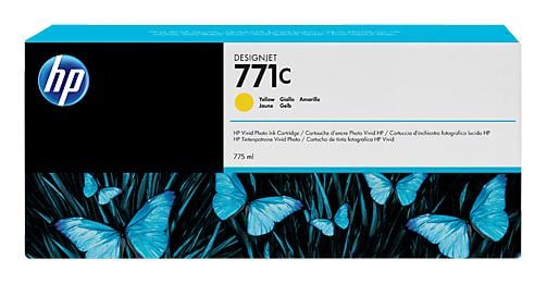 Картридж HP B6Y10A №771, Yellow {Designjet Z6200, Yellow (775ml)}