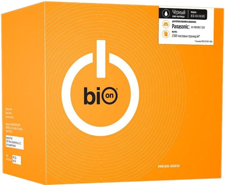 Bion BCR-KX-FAT410 Картридж для Panasonic KX-MB1500/1507/1520 (2500  стр.), Черный, с чипом