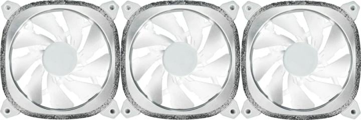 LAMP-DAP04 Вентилятор Lamptron DIAMOND+ ARGB, 120x120x25 мм, 1500 об/мин, 30 дБА,PWM,белые,ARGB, 3 шт в упаковке