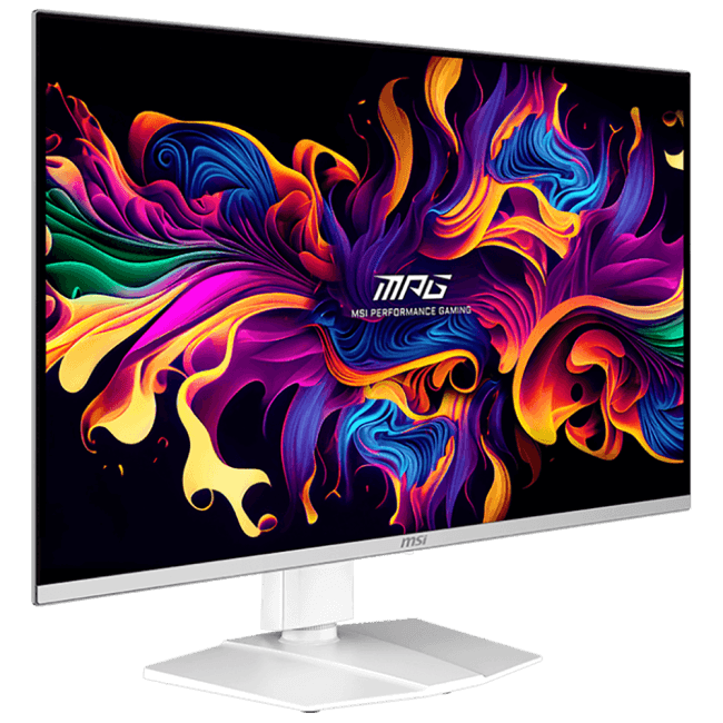 Монитор 31.5" MSI MPG 321URXW QD-OLED QD-OLED, 3840x2160, 240Hz, 0,03ms, 250сd/m, 1500000:1, HDR10 | 2xHDMI(2.1), DP(1.4a), Type-C(PD-90W), 2xUSB2.0 | HAS, Swivel, InPSU, Vesa 100, White