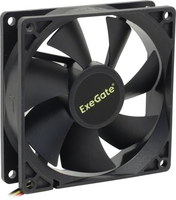 Exegate EX288927RUS Вентилятор ExeGate EX09225B4P-PWM (92x92x25 мм, 2-Ball (двойной шарикоподшипник), 4pin, PWM, 29dBA)