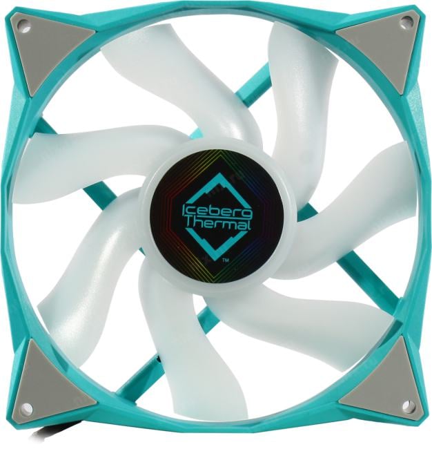 Вентилятор Iceberg ICEGALE14A-A2A, 140мм, 2шт, ARGB, PWM