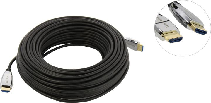 Telecom <TCG2120-30м> Кабель optical HDMI to HDMI (19M  -19M) 30м ver2.1