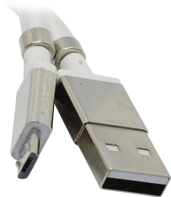 Hoco <U91 micro-B 1M White> Кабель USB  2.0 AM-->micro-B 1м