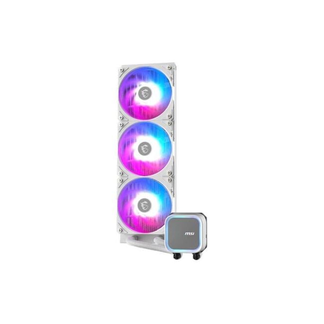 306-7ZWDA21-L80 MSI Жидкостная система охлаждения MSI MAG CORELIQUID A13 360 White 3 x ARGB Gen2 Fan,  ARGB Gen2 Block,