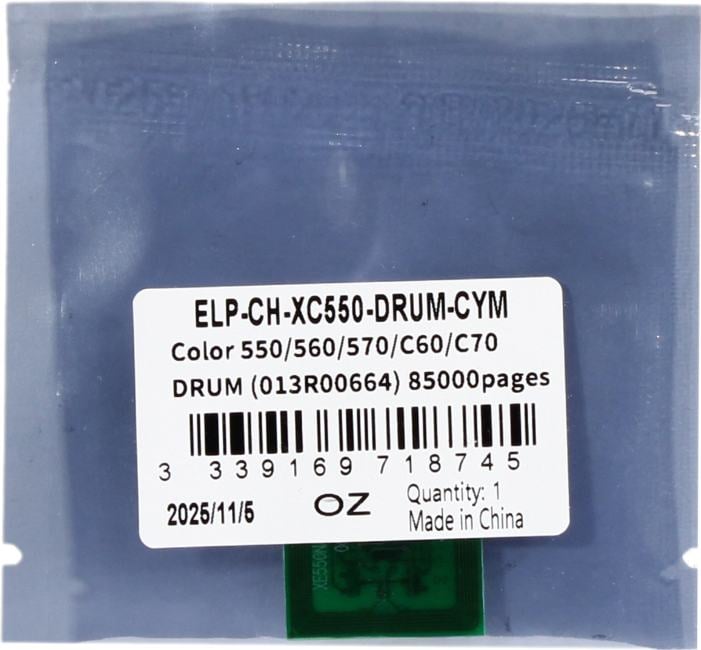 <ELP-CH-XC550-DRUM-CYM> Чип для Xerox  Color  550/560/570/C60/C70DRUM  (013R00664) 85K