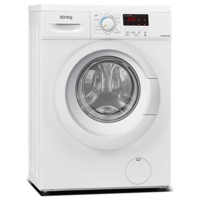 Korting <KWM 40B1060 White> Стиральная машина (6 кг, фронтальная, узкая, 1000 об/мин)
