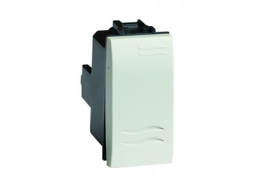 DKC / ДКС 76021B Выключатель типа "кнопка", белый RAL 9010, 1М,"BRAVA"