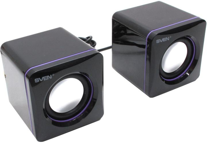 Колонки Sven 315, 2.0, черный, 2x2.5 Вт, питание USB