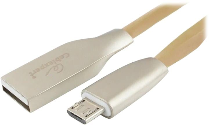 CC-G-mUSB01Gd-1M Кабель USB2.0 Cablexpert CC-G-mUSB01Gd-1M, AM/microB, серия Gold, 1м, золотой, блистер