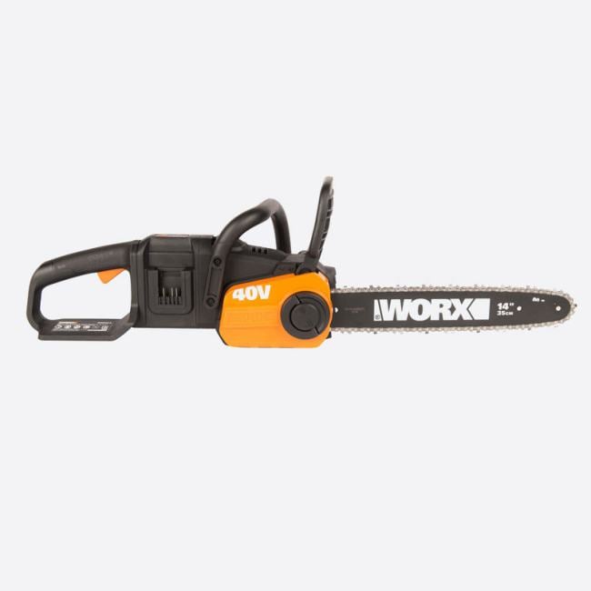 Worx WG384E.9 Цепная пила аккумуляторная WORX WG384E.9, 40В, 35 см, бесщеточная, без АКБ и ЗУ