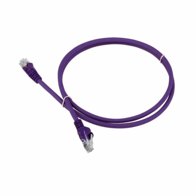 Кабель патч-корд U/UTP 5e кат. 15м Lanmaster LAN-PC45/U5E-15-VI фиолетовый