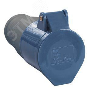 Розетка IEK PSR21-032-3 кабельная 32А 2Р+E IР44 переносная 250В 023