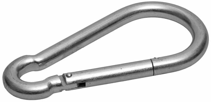 Зубр <4-304545-09> Карабин DIN 5299С, 9мм, 20  шт, оцинкованный, ЗУБР
