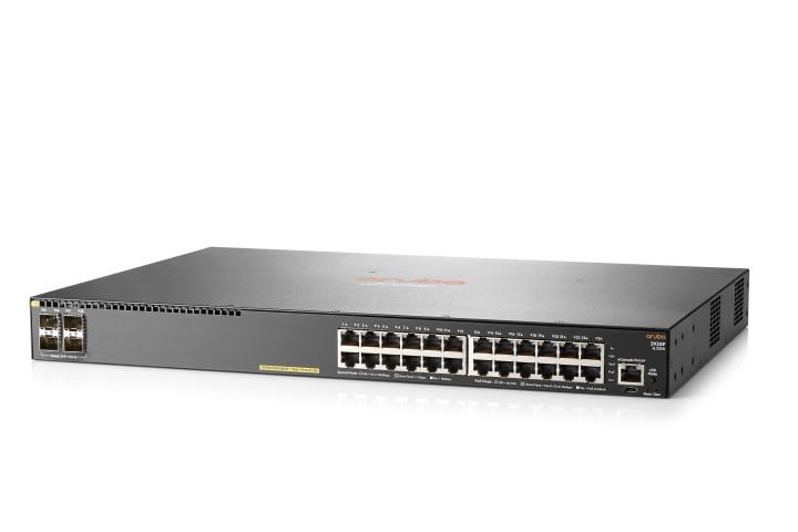Коммутатор HPE JL255A, Aruba 2930F, L3 Lite, 24×1GbE PoE+ 370W, 4×SFP+