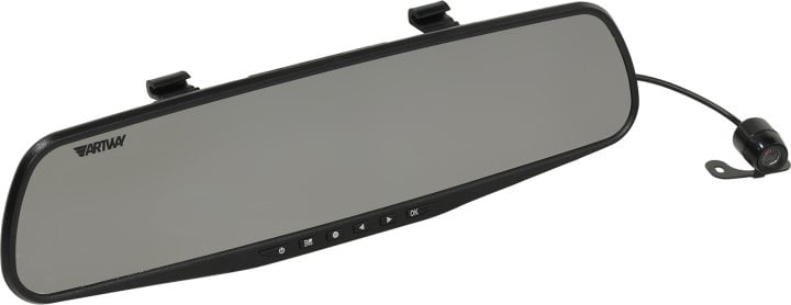 Artway AV-600 (2xCam, 1920х1080/720x480, 120°/90°, LCD 4.3", G-sens,  microSDHC, мик, Li-Ion)